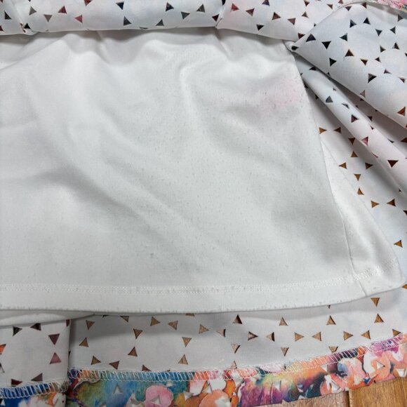 Betsey Johnson Womens Fit Flare Dress Size 2 Cut Out Watercolor Wedding Party - Picture 13 of 14